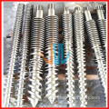 extruder screw barrel/conical twin screw barrel design for wpc